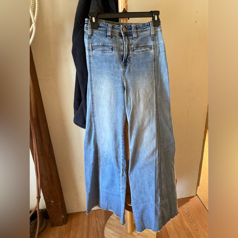 Rock and roll denim wide leg